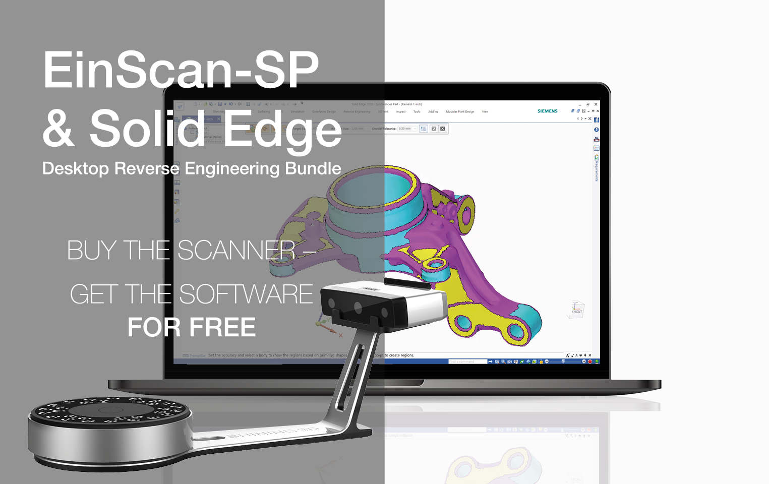 EinScan-SP & Solid Edge
