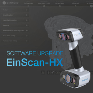 EinScan-HX software upgrade