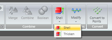 Shell/Thicken Mesh