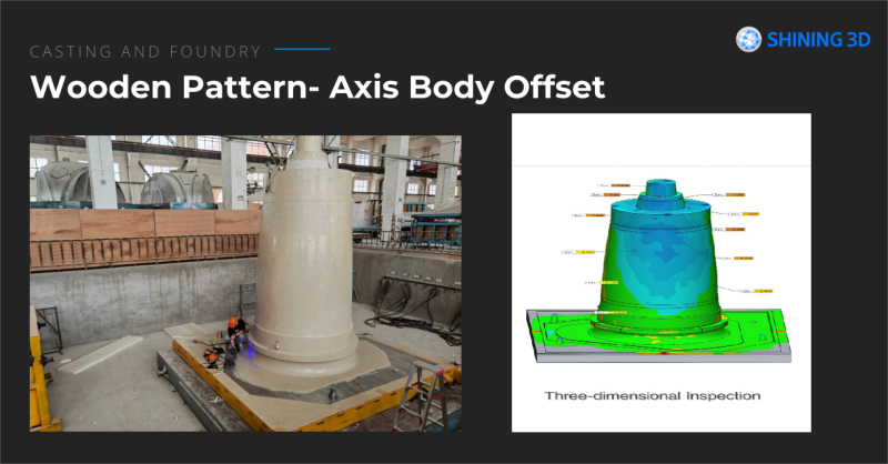 Wooden pattern axis body offset in foundry and casting industry