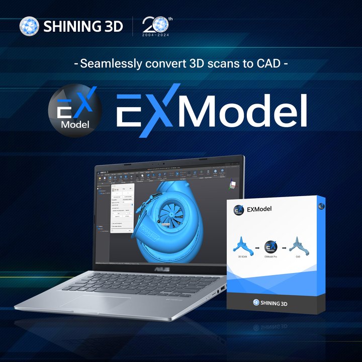 EXModel seamlessly convert 3D scans to CAD
