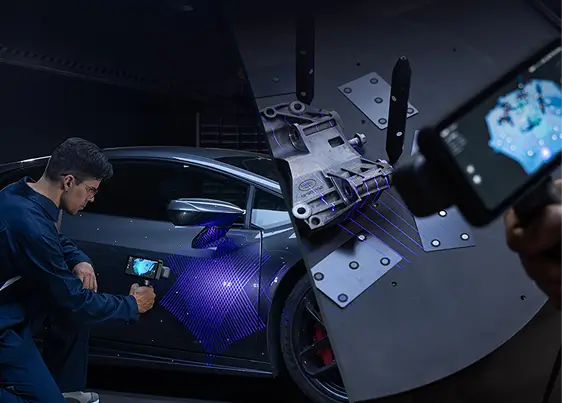 Лазерный режим HD EinScan Rigil